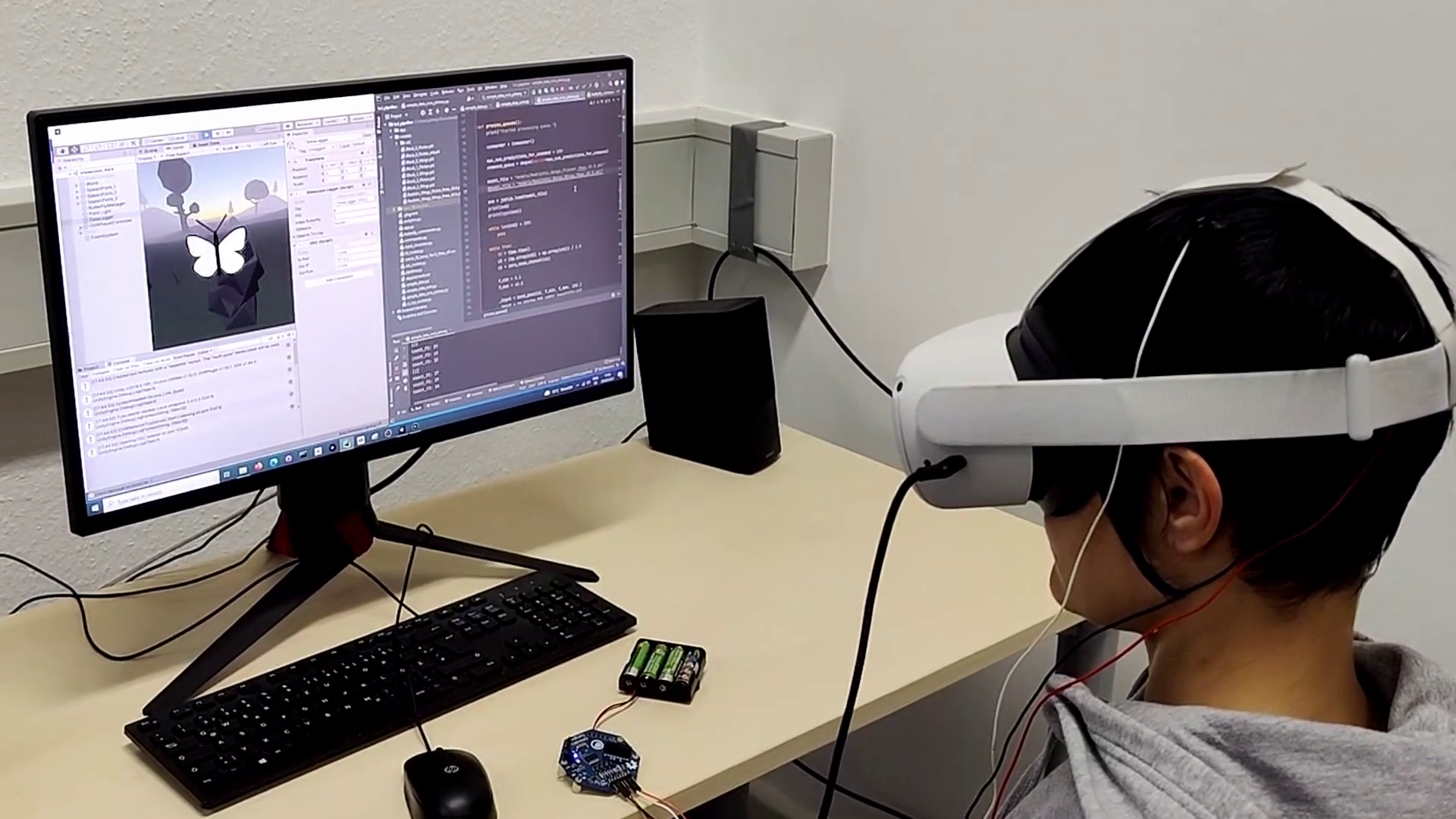 The butterfly effect: novel opportunities for steady-state visually-evoked potential stimuli in virtual reality